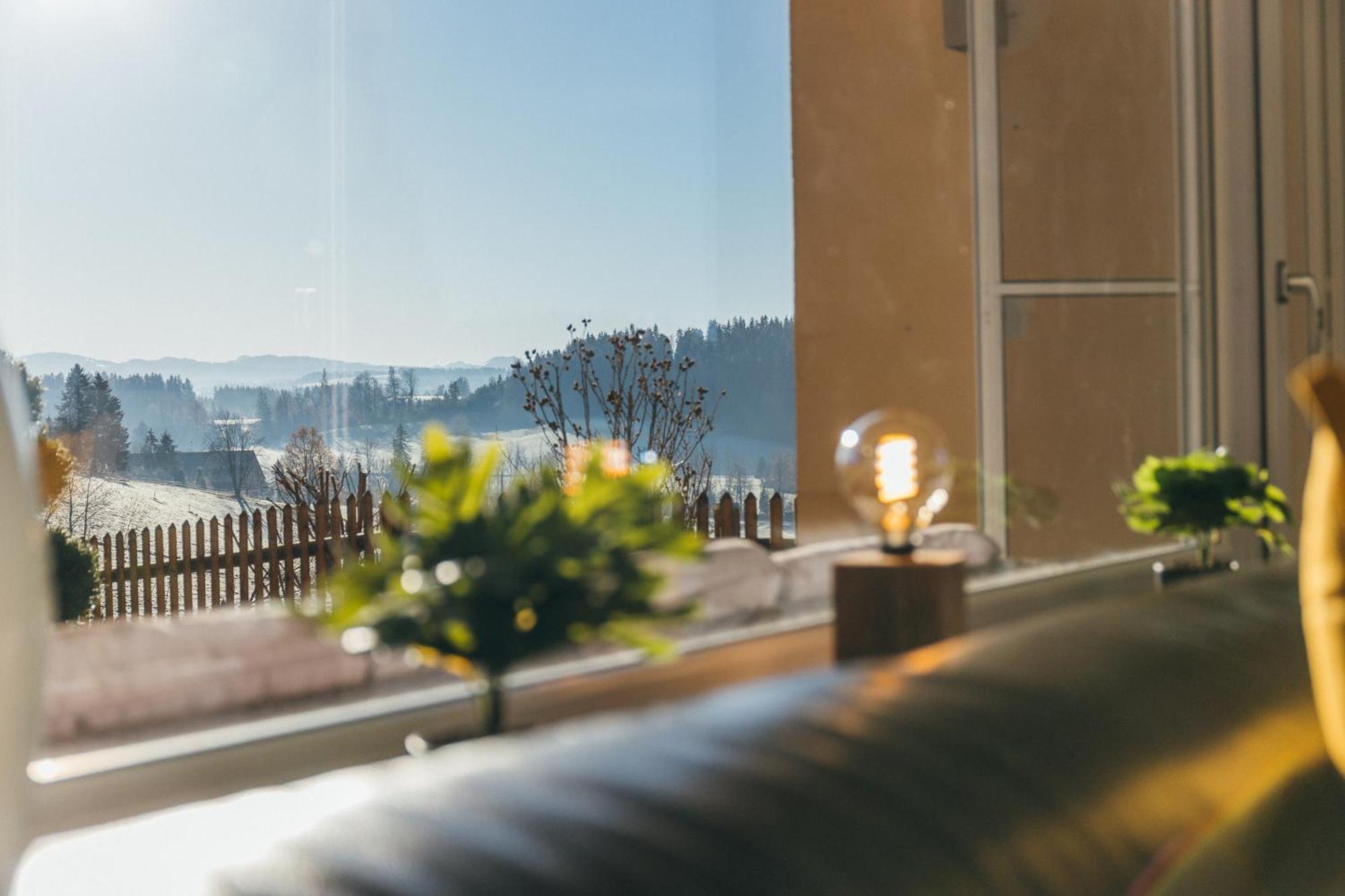 Ferienwohnung Alpenblick I Kamin I Private Sauna Wangen im Allgäu Exterior foto